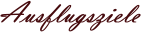 Ausflugsziele